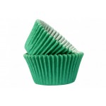 50 x Dark Green 45 gsm Cupcake / Muffin Cases